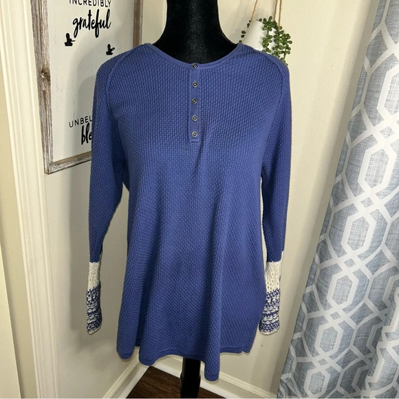 Simply Noelle Nordic Sweater waffle knit - Picture 1 of 9